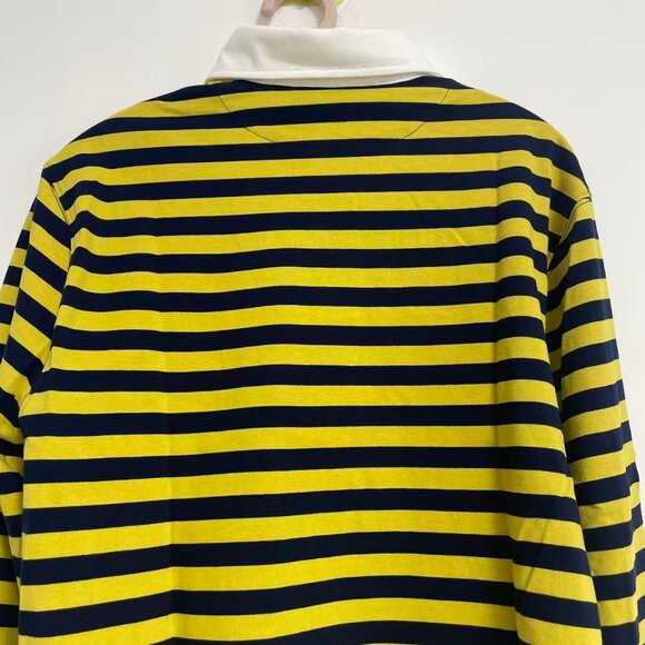 Striped Knit Polo Shirt - Picture 7 of 12